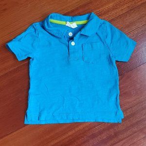 Crazy 8 Blue Polo Shirt 12-18 Months